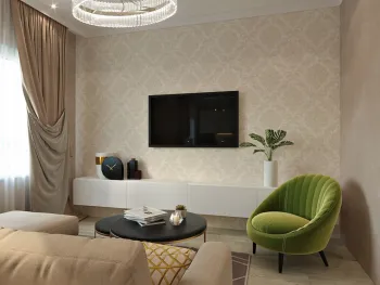 Интерьер гостиной в современном стиле смотреть на Basicdecor