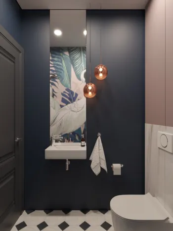 Интерьер ванной в современном стиле смотреть на Basicdecor