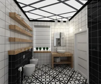 Интерьер ванной  смотреть на Basicdecor