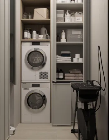 Интерьер с постирочной  смотреть на Basicdecor