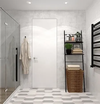 Интерьер ванной в современном стиле смотреть на Basicdecor