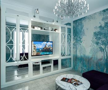 Интерьер гостиной в современном стиле смотреть на Basicdecor