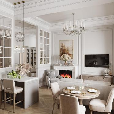 Интерьер гостиной  смотреть на Basicdecor