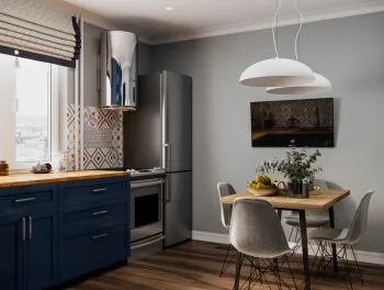 Интерьер кухни в скандинавском стиле смотреть на Basicdecor