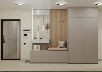 Интерьер прихожей с подсветкой светодиодной и с подсветкой  смотреть на Basicdecor