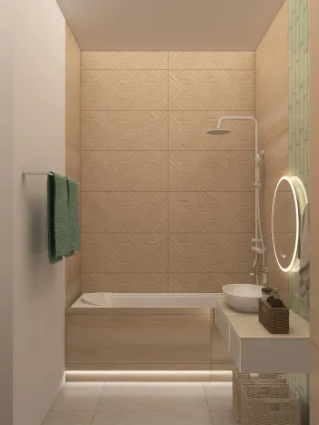 Интерьер ванной  смотреть на Basicdecor