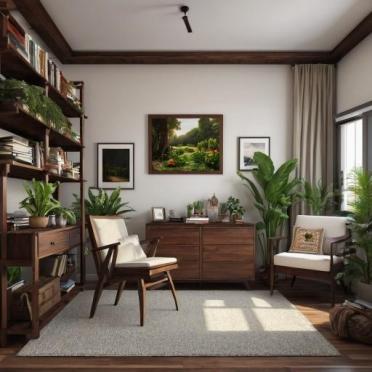 Интерьер кабинета  смотреть на Basicdecor