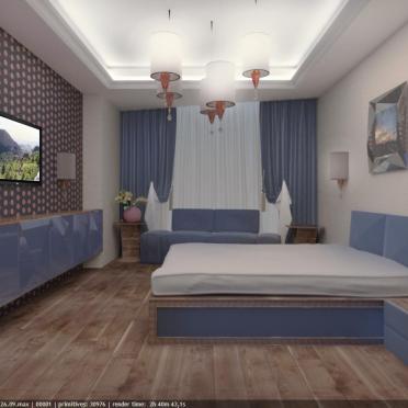 Интерьер спальни  смотреть на Basicdecor