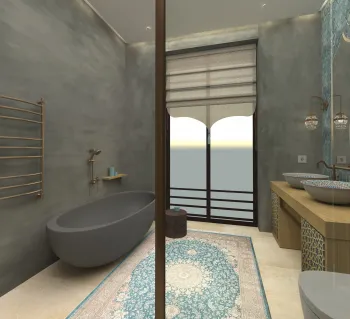 Интерьер ванной в восточном стиле и марокканском смотреть на Basicdecor
