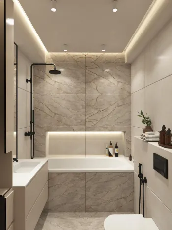 Интерьер ванной  смотреть на Basicdecor