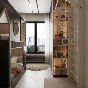 Интерьер детской с для мальчика  смотреть на Basicdecor