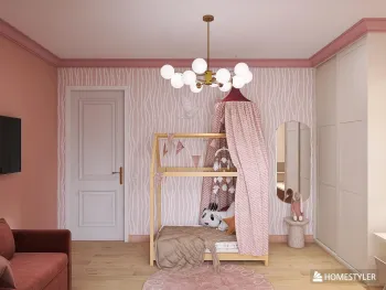 Интерьер детской с для девочки  смотреть на Basicdecor
