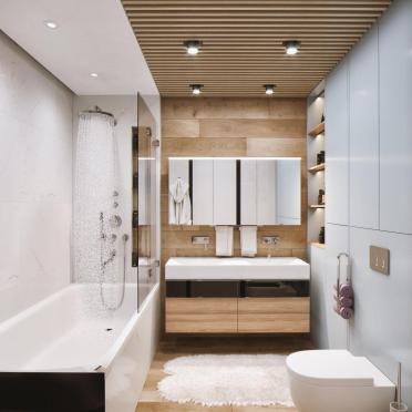 Интерьер ванной  смотреть на Basicdecor