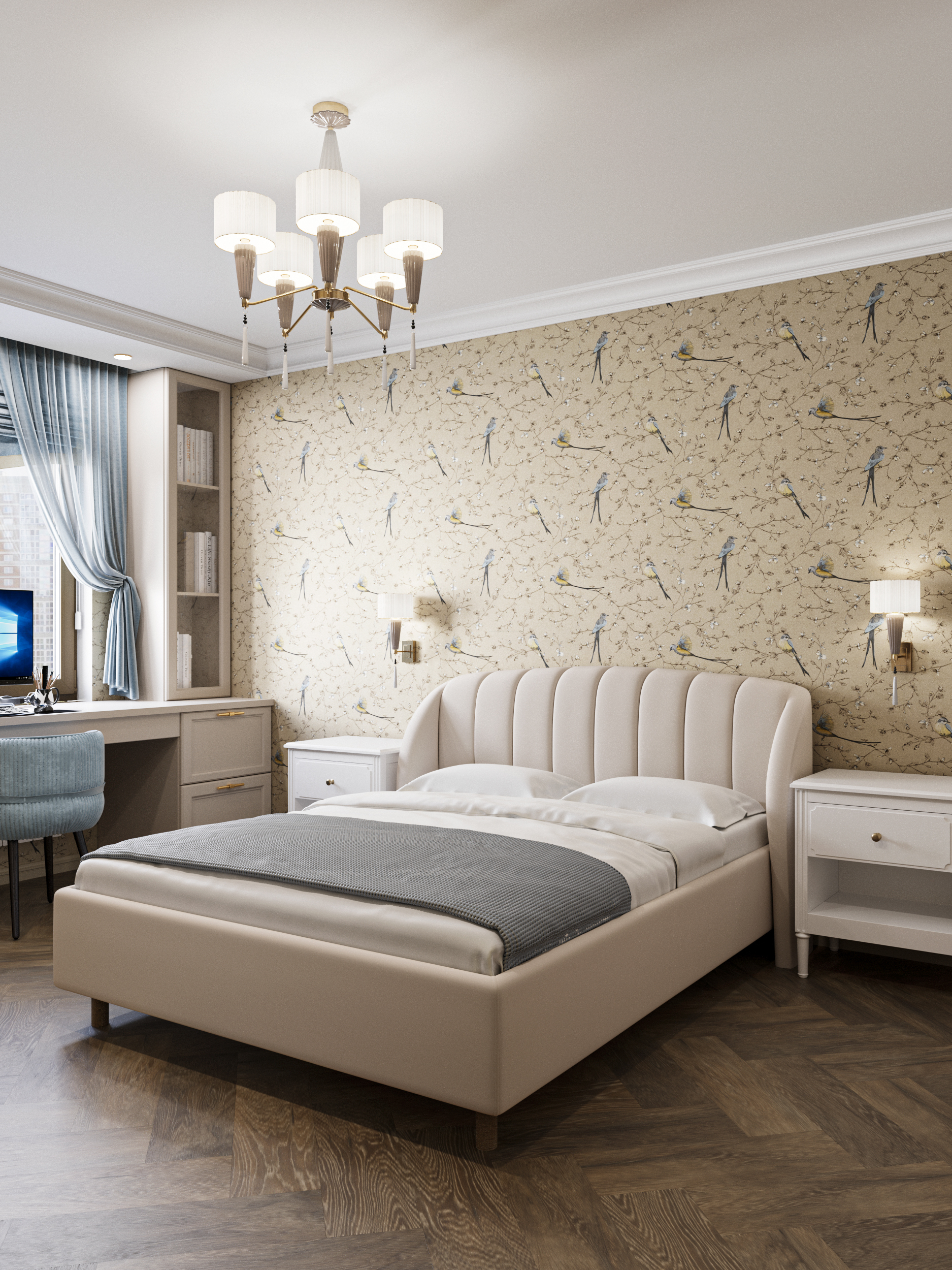 Интерьер спальни  смотреть на Basicdecor