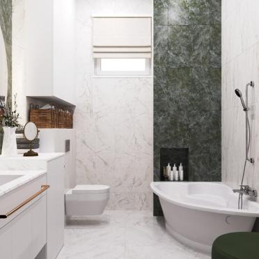 Интерьер ванной  смотреть на Basicdecor