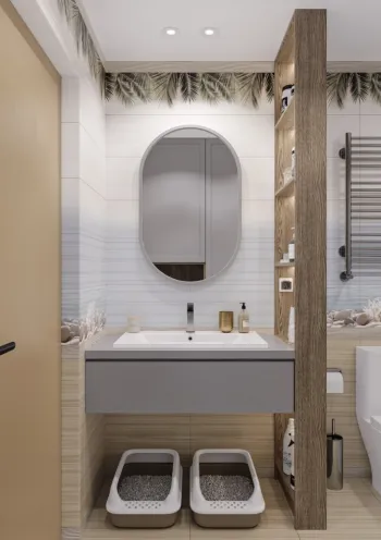 Интерьер ванной  смотреть на Basicdecor