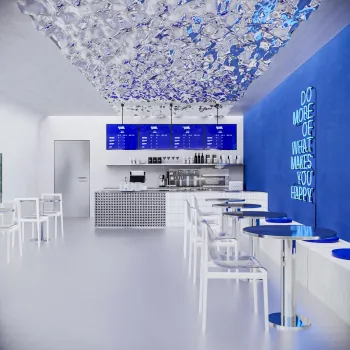 Интерьер кафе и ресторана  смотреть на Basicdecor