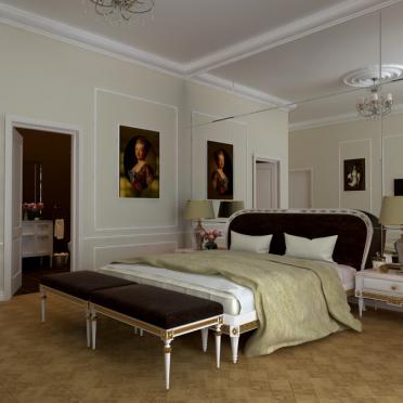 Интерьер спальни в неоклассике смотреть на Basicdecor