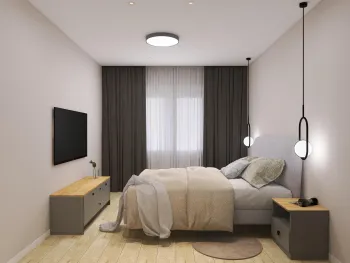 Интерьер спальни  смотреть на Basicdecor