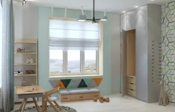 Интерьер детской с жалюзи  смотреть на Basicdecor