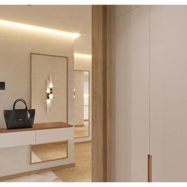 Интерьер с нишей с подсветкой в современном стиле смотреть на Basicdecor