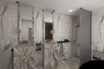 Интерьер ванной  смотреть на Basicdecor