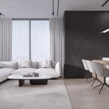 Интерьер гостиной в современном стиле смотреть на Basicdecor