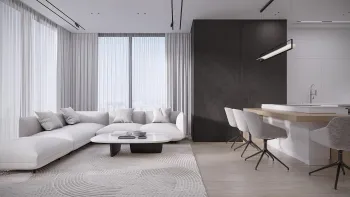 Интерьер гостиной в современном стиле смотреть на Basicdecor