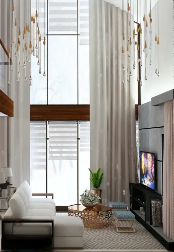 Интерьер гостиной в современном стиле смотреть на Basicdecor