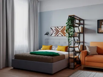 Интерьер спальни в скандинавском стиле смотреть на Basicdecor