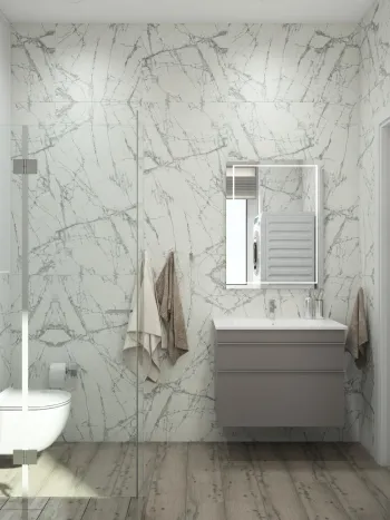 Интерьер ванной  смотреть на Basicdecor