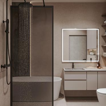 Интерьер ванной  смотреть на Basicdecor