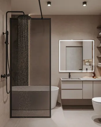 Интерьер ванной  смотреть на Basicdecor
