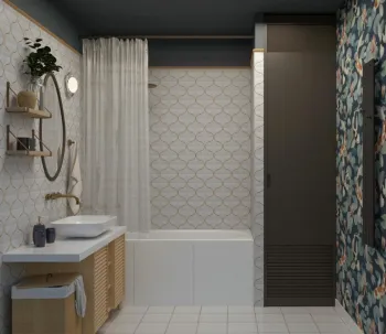 Интерьер ванной  смотреть на Basicdecor