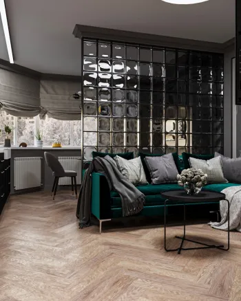 Интерьер с жалюзи  смотреть на Basicdecor