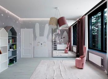 Интерьер детской в современном стиле смотреть на Basicdecor