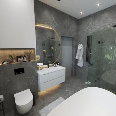 Интерьер ванной  смотреть на Basicdecor