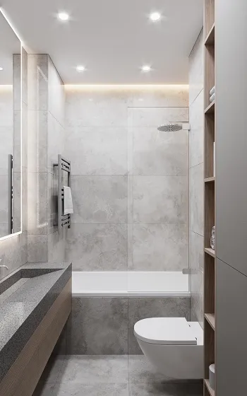 Интерьер ванной  смотреть на Basicdecor