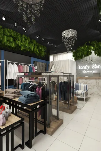 Интерьер гардеробной с проходной  смотреть на Basicdecor