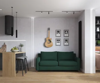 Интерьер гостиной  смотреть на Basicdecor