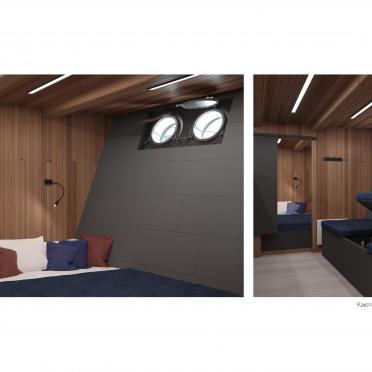 Интерьер c подсветкой  смотреть на Basicdecor