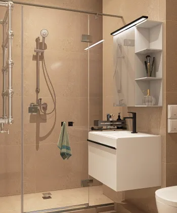 Интерьер ванной  смотреть на Basicdecor