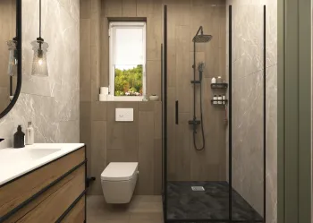 Интерьер ванной  смотреть на Basicdecor