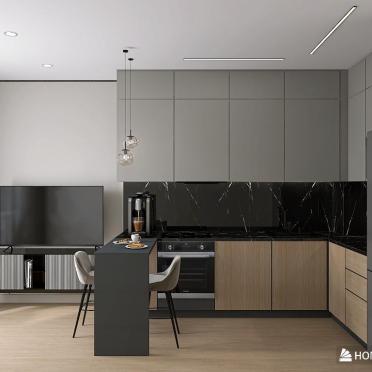 Интерьер кухни в современном стиле смотреть на Basicdecor