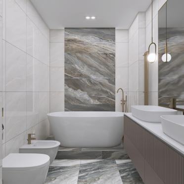 Интерьер ванной  смотреть на Basicdecor