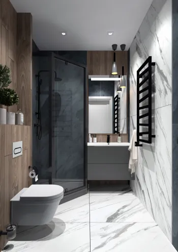 Интерьер ванной  смотреть на Basicdecor