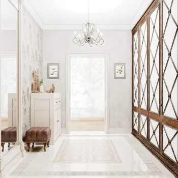 Интерьер с проходной в классическом стиле смотреть на Basicdecor