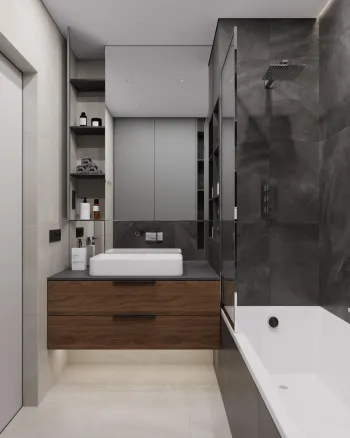 Интерьер ванной  смотреть на Basicdecor