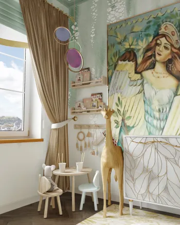 Интерьер детской  смотреть на Basicdecor