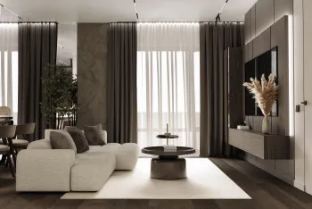 Интерьер гостиной  смотреть на Basicdecor